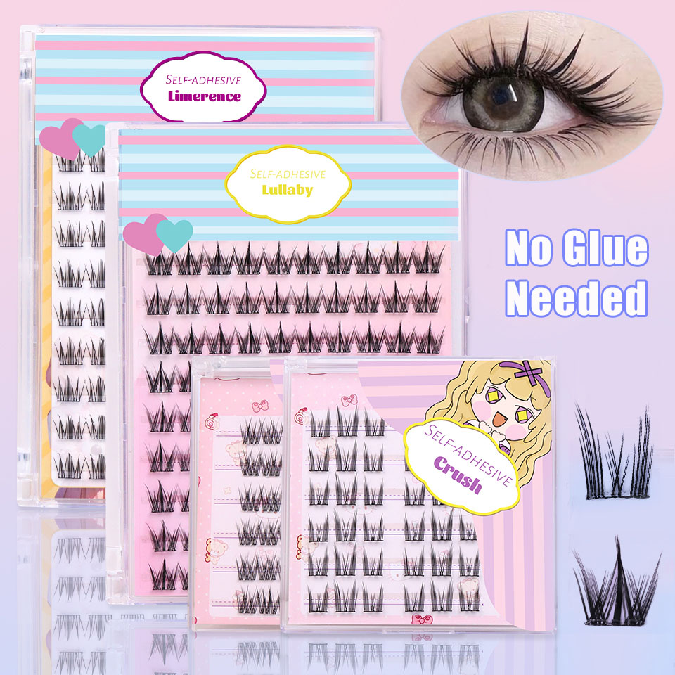 Eyelash Extension Korean - Pestañas autoadhesivas DIY, sin necesidad de