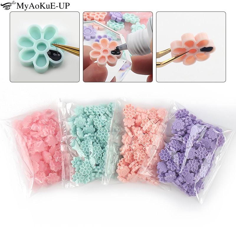 Eyelash Extension Last - 100 Uds. Soporte de pegamento para