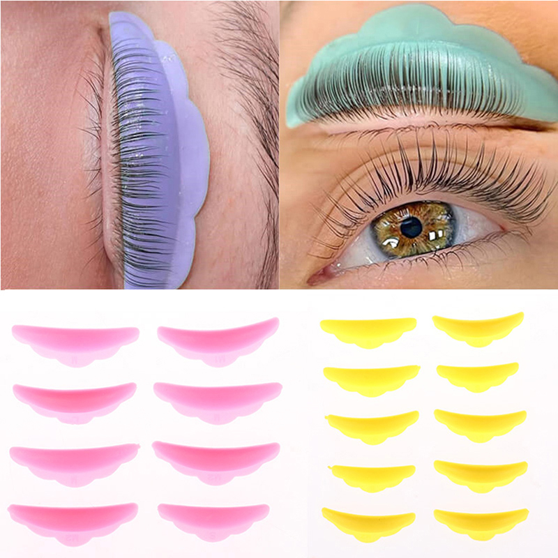 Eyelash Extension Last - 5 pares de almohadillas de silicona