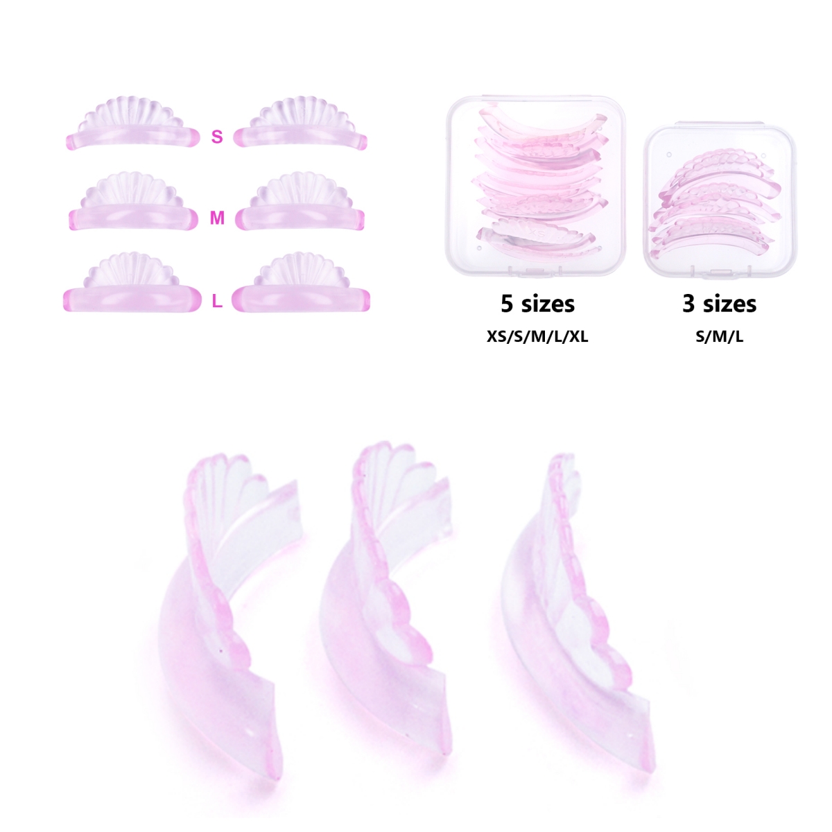 Eyelash Extension Or Lash Lift - Almohadillas de silicona para levantamiento de