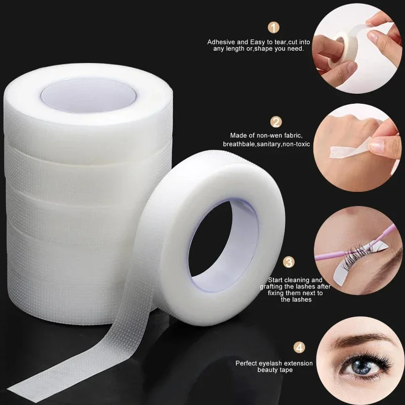 Eyelash Extension Last - Cinta Adhesiva Transparente Microporosa Transpirable para