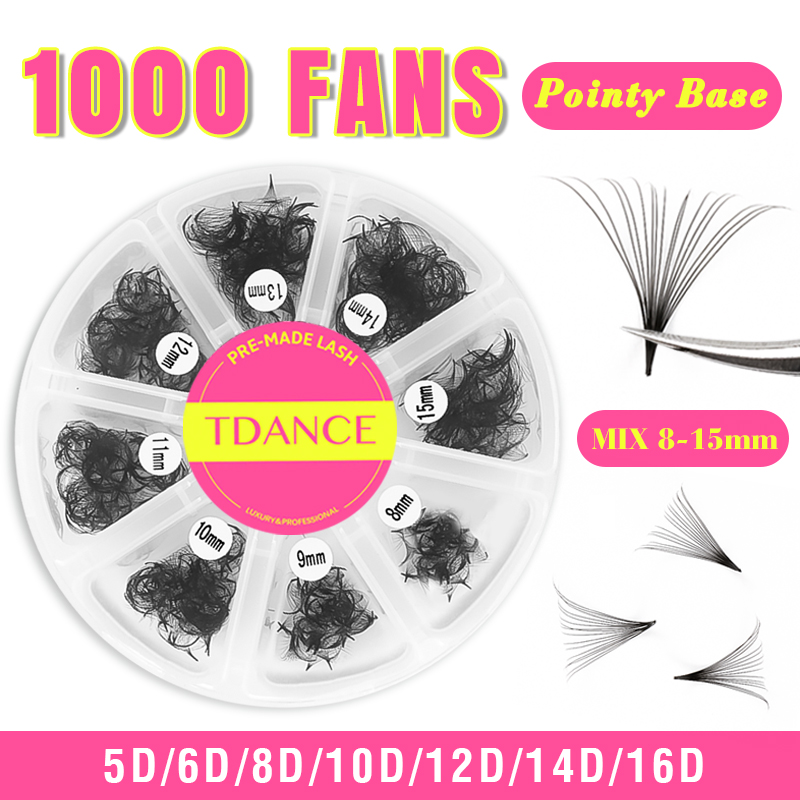 Eyelash Extension Medium - TDANCE 1000 ventiladores ventilador suelto longitud