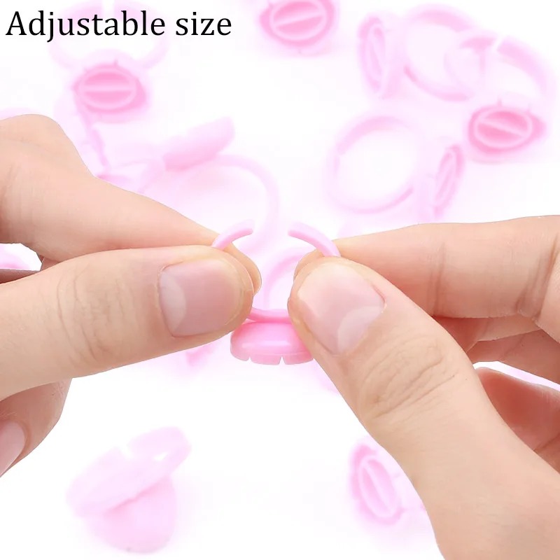 100 unidades de anillos desech - Eyelash Extension Last reseña y precio