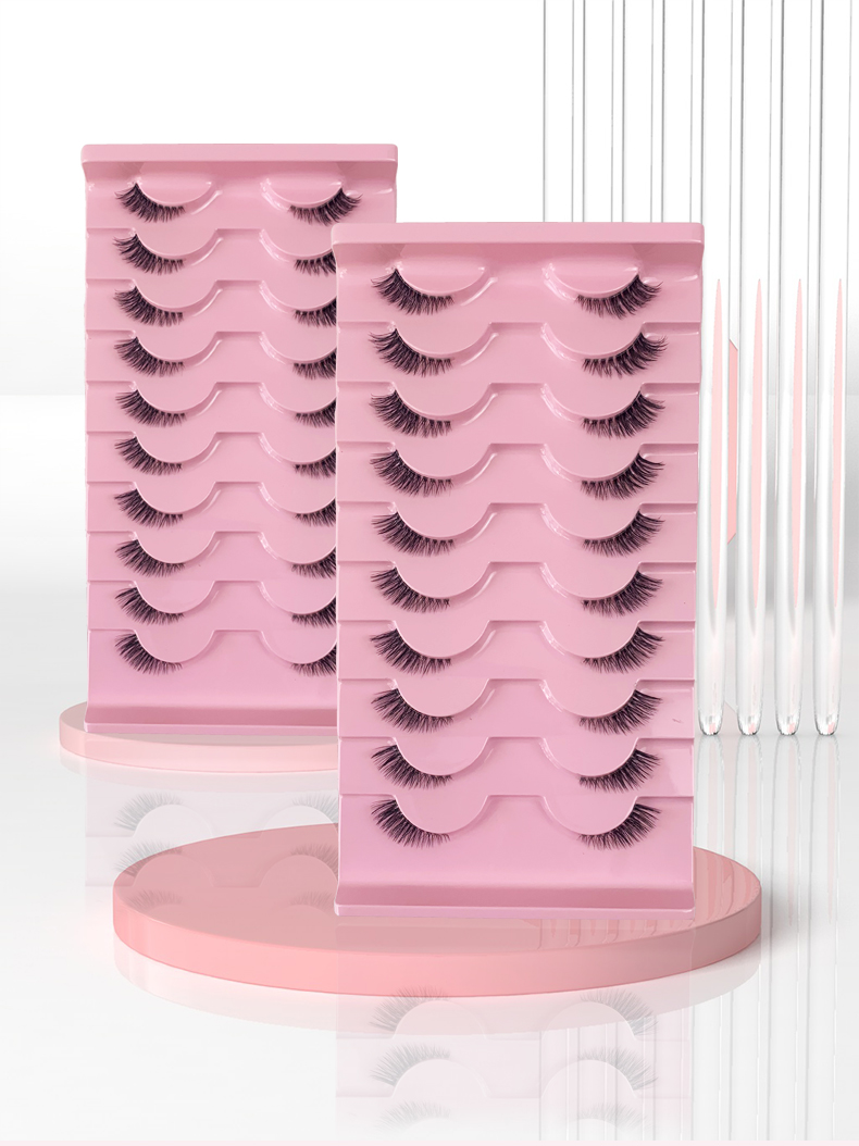AMSDCN 10 pares de pestañas de - Eyelash Extension Medium reseña y precio