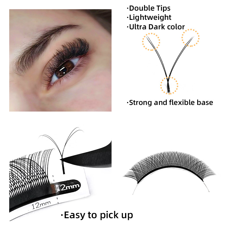 LOVE LASHES YY Shape extension - Eyelash Extension Double Volume reseña y precio