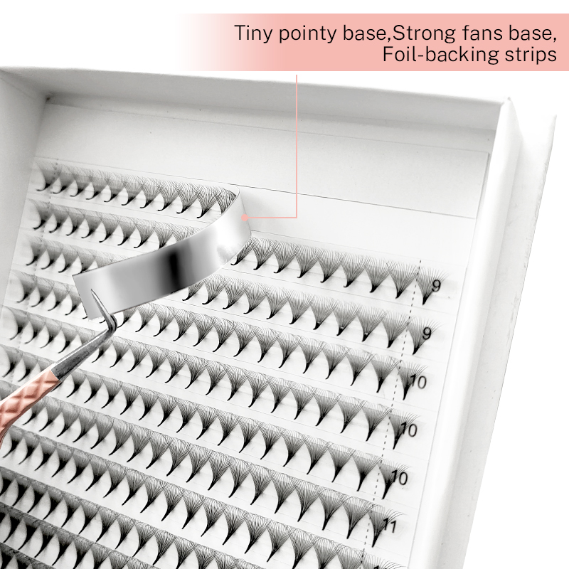 800/1600 Volumen prefabricado  - Eyelash Extension Double Volume reseña y precio