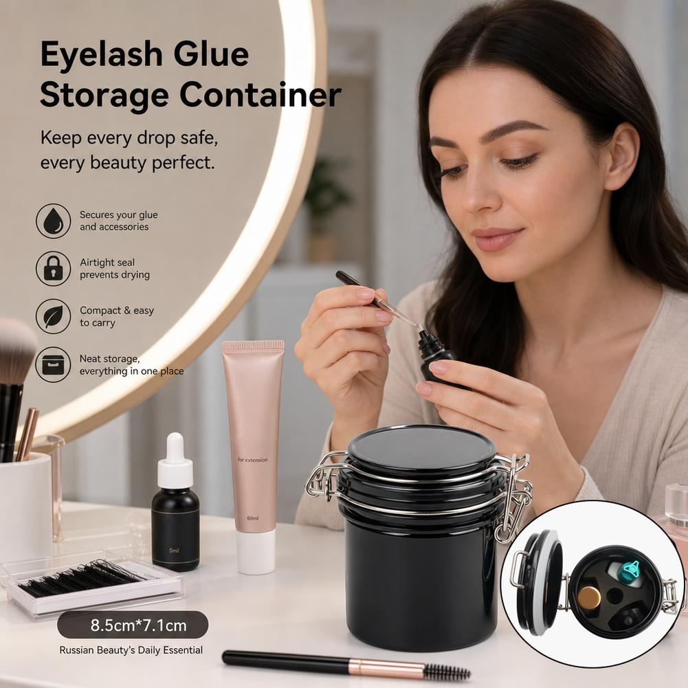 Contenedor Hermético para Pega - Eyelash Extension Last reseña y precio