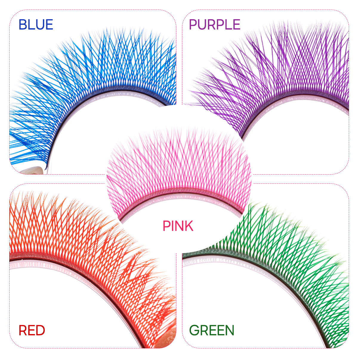 ARISON pestañas YY de colores  - Eyelash Extension Double Volume reseña y precio