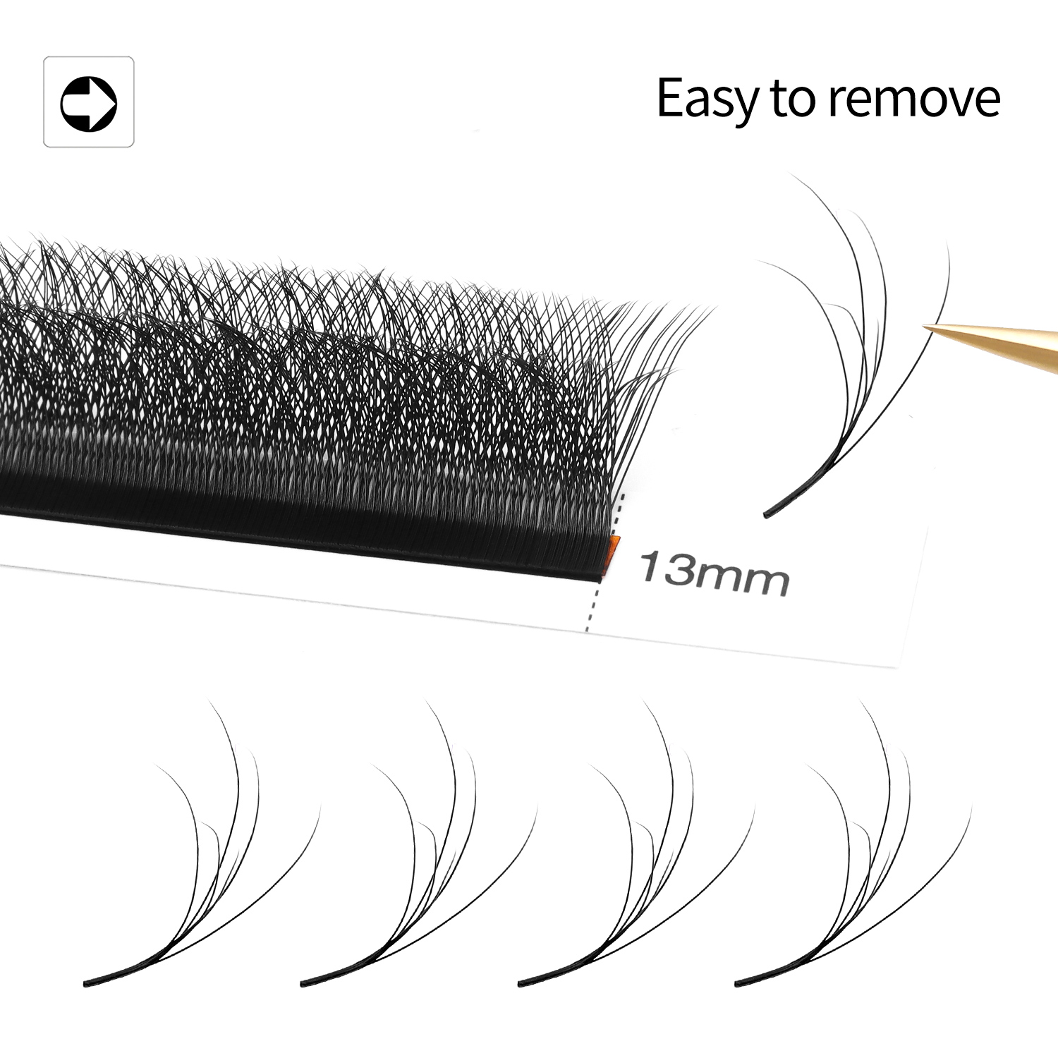 Extensiones de pestañas XIUSUZ - Eyelash Extension Double Volume reseña y precio