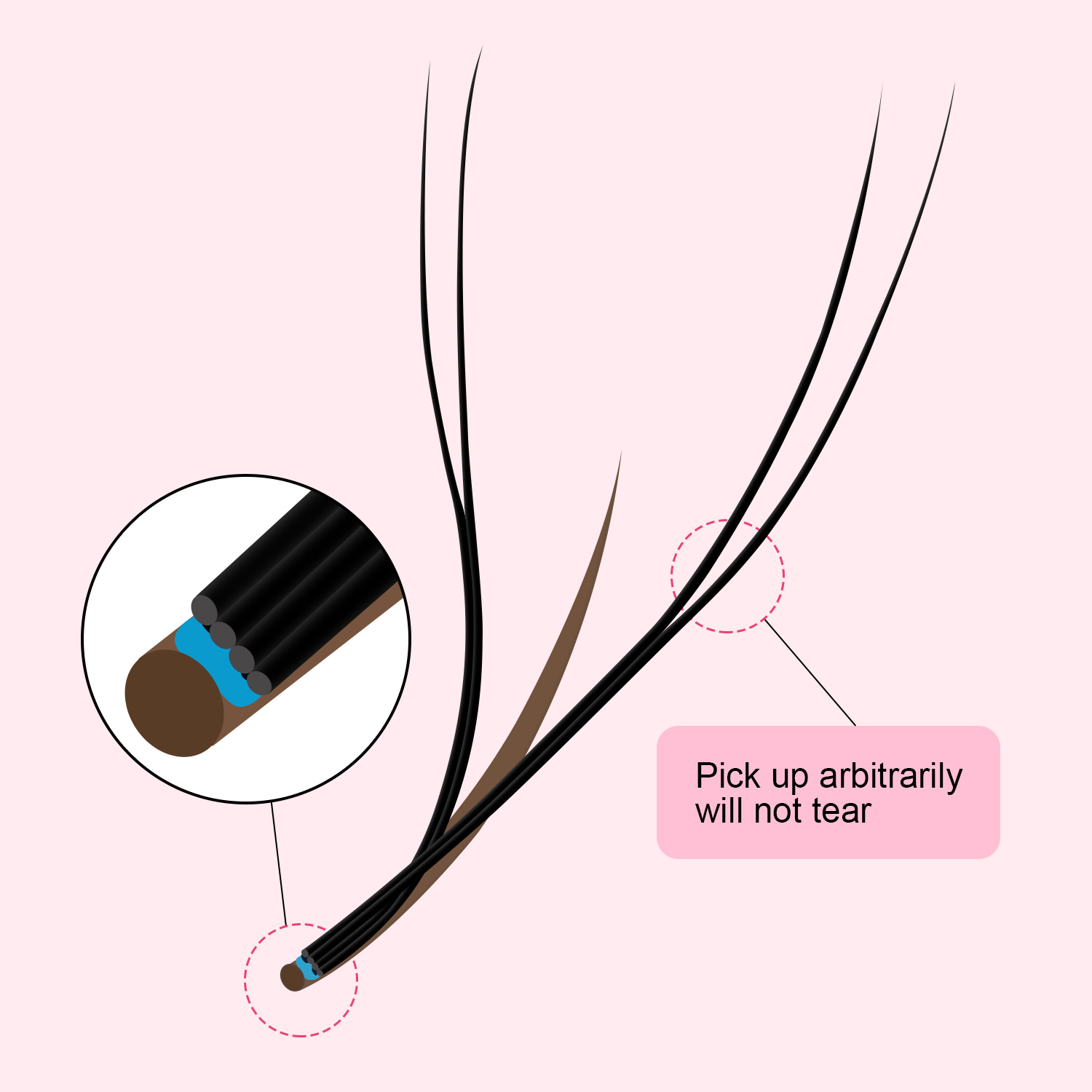 Pestañas ARISON Marrón 2D YY,  - Eyelash Extension Double Volume reseña y precio