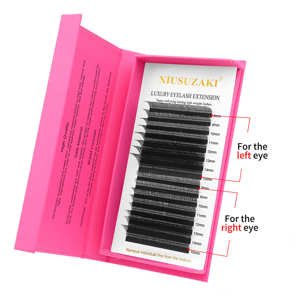 Extensiones de Pestañas XIUSUZ - Eyelash Extension Double Volume reseña y precio