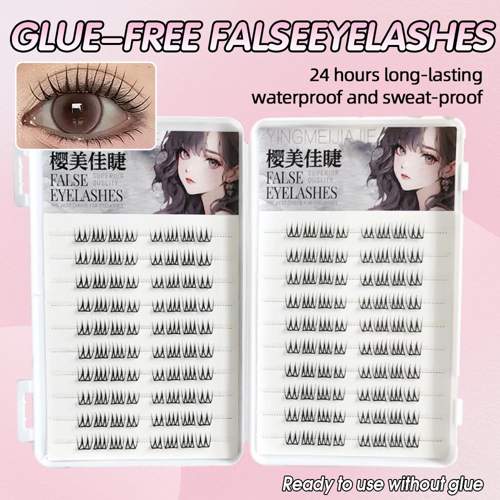 Pestañas postizas sin pegament - Eyelash Extension Korean reseña y precio