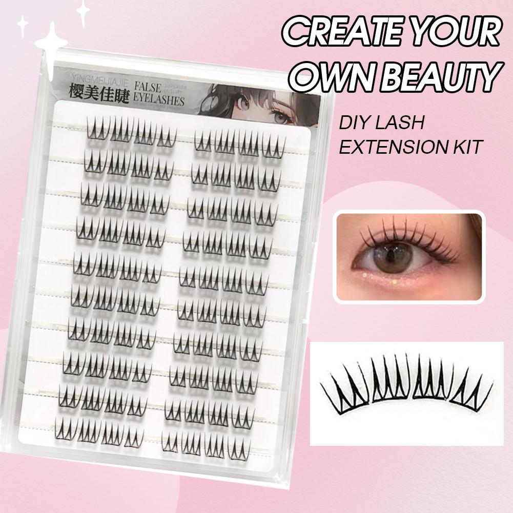 Pestañas postizas sin pegament - Eyelash Extension Korean reseña y precio