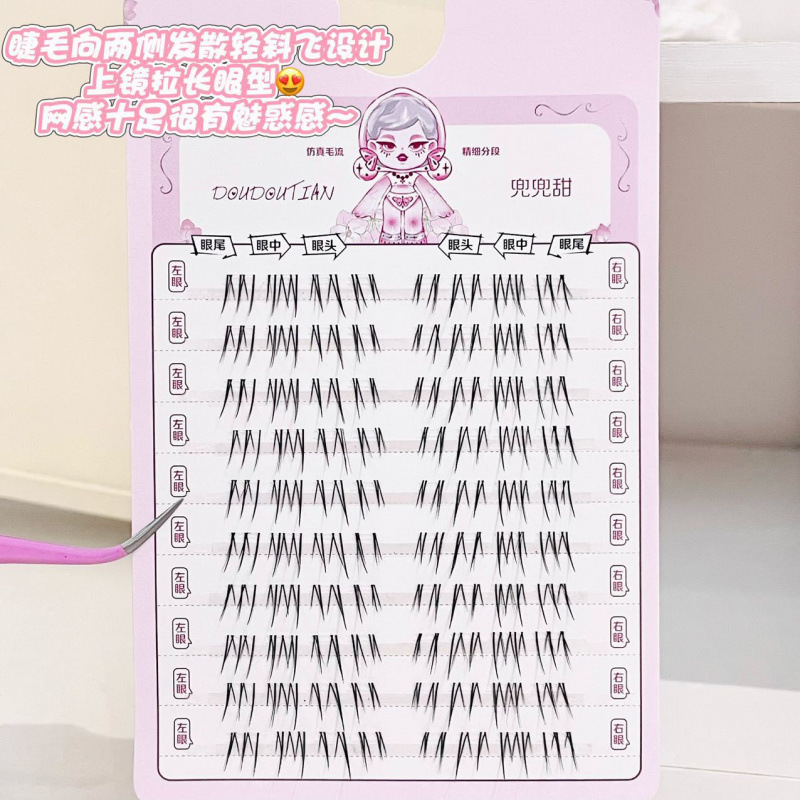 Juego de Pestañas Postizas de  - Eyelash Extension Korean reseña y precio