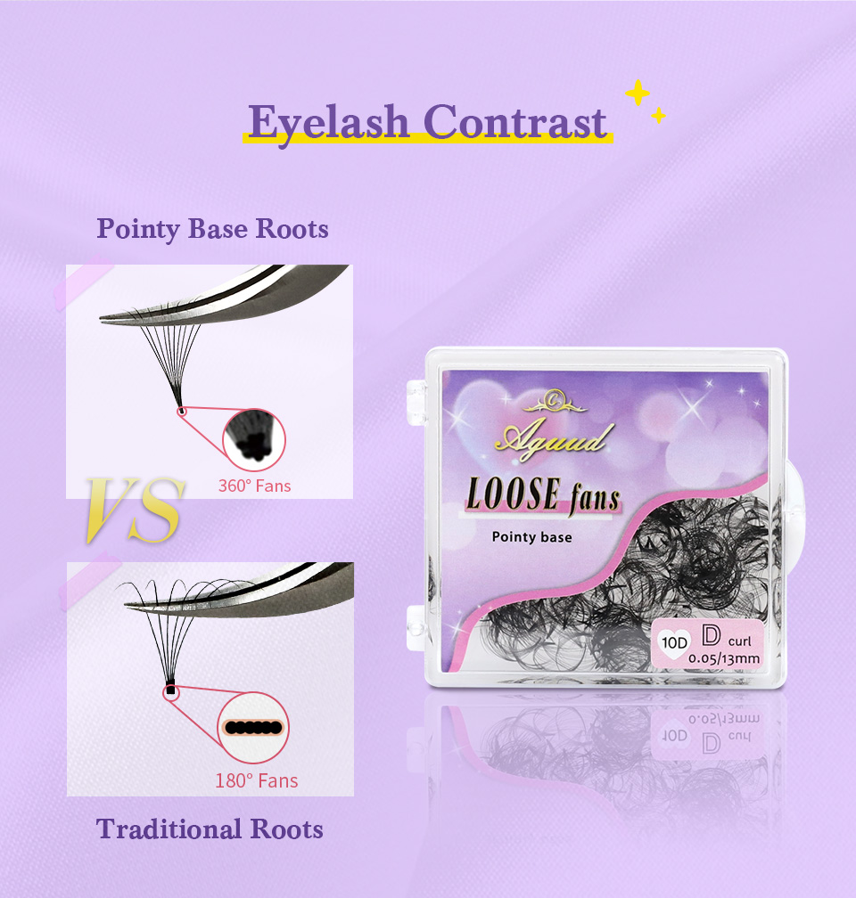 AGUUD Extensiones de Pestañas  - Eyelash Extension Medium reseña y precio