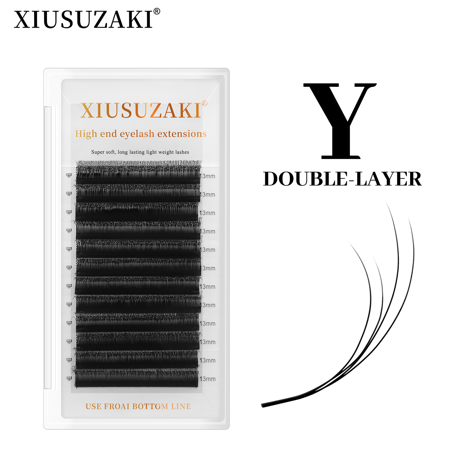 Pestañas Postizas XIUSUZAKI de - Eyelash Extension Double Volume reseña y precio
